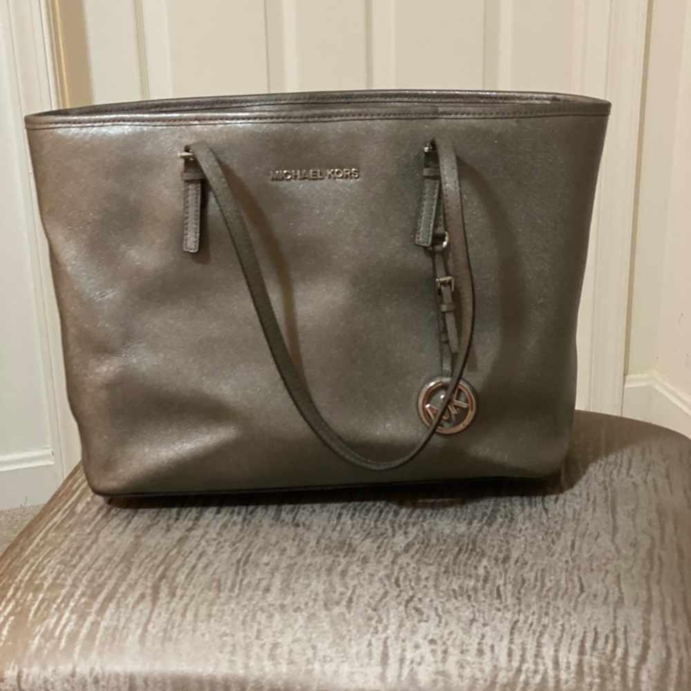 Michael Kors Metallic Tote Bag